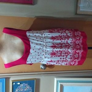 Faded Glory red Sleeveless Tunic 3X